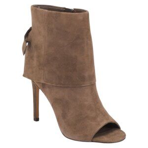 VINCE CAMUTO Suede Amesha Heeled Foldover Booties